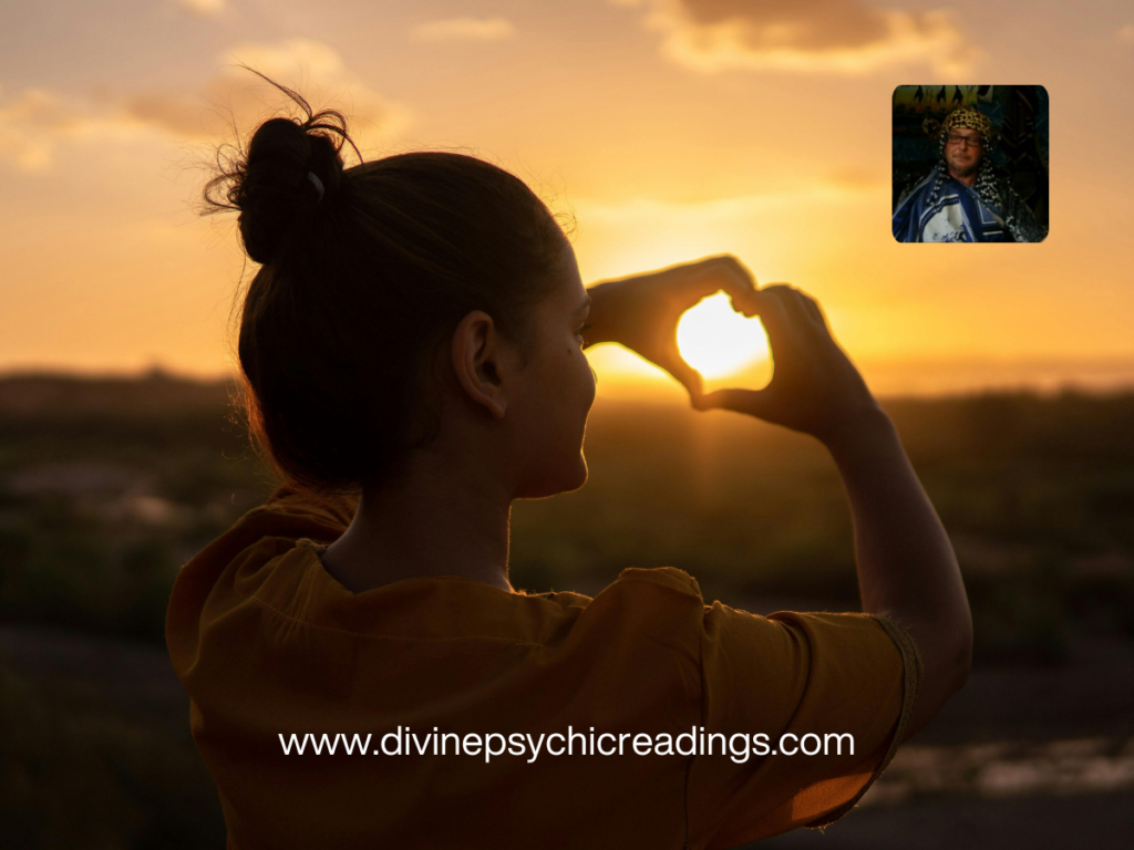 A person sitting serenely in nature, symbolizing clarity and guidance.